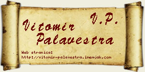 Vitomir Palavestra vizit kartica